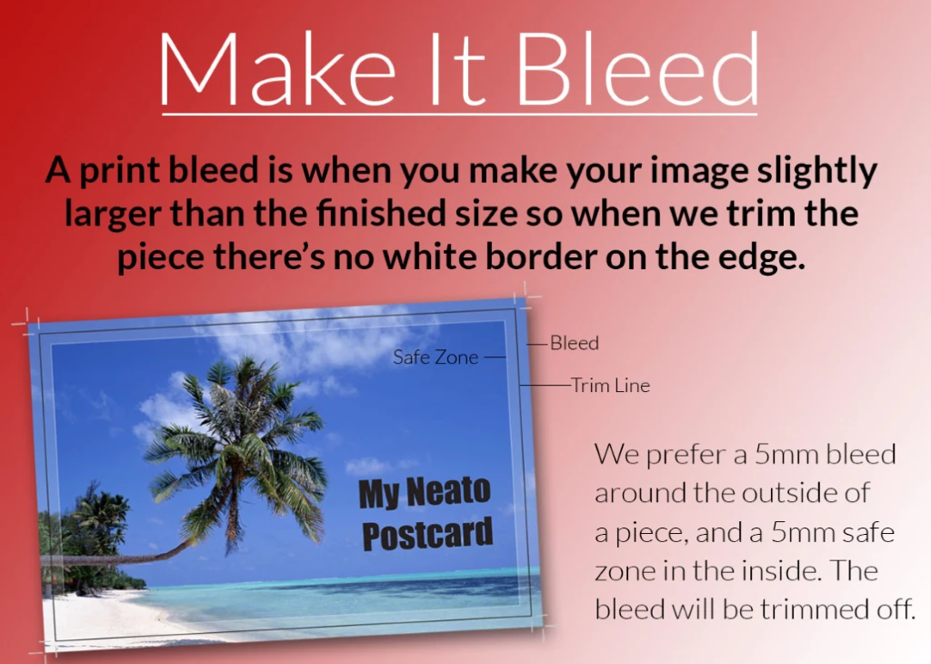 Bleed cut comparison